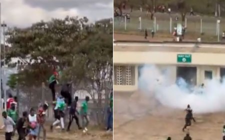 Teargas As Police Clash With Gor Mahia Fans At Kasarani Stadium
