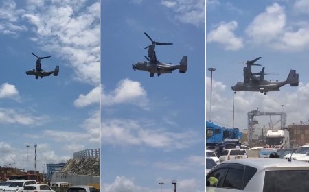 Why Multibillion US Military Aircraft Was In Mombasa