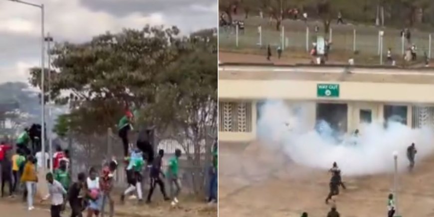 Teargas As Police Clash With Gor Mahia Fans At Kasarani Stadium