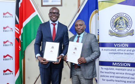 Equity Donates Ksh10M to TSC, to Equip Teachers with Financial Literacy and Saving Skills