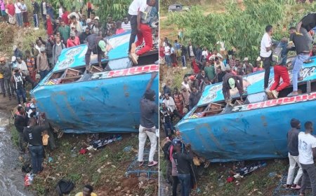 30 Injured After Matatu Full Of Passengers Overturns & Plunges Into River