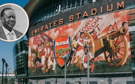 Arsenal Mourns Raila Odinga