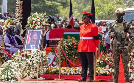 GSU Officer Attached To Governor Loses Firearm During Raila's Burial