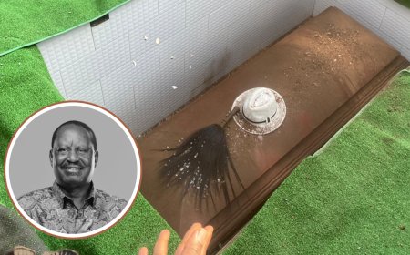 2 Items Raila Was Buried With During Private Ceremony In Bondo
