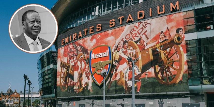 Arsenal Mourns Raila Odinga