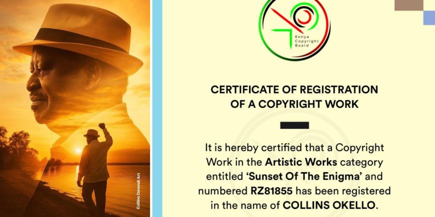 Artist Copyrights Viral Raila Odinga Sunset Image: What This Means For Businesses