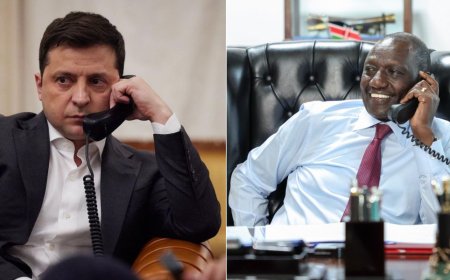 Ruto Calls Zelensky In Request To Ukraine Over Detained Kenyans