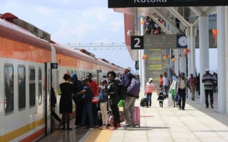 Kenya Railways Adds SGR Train As Nairobians Rush To Coast For Weekend Getaway