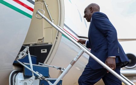 Ruto Flies To Angola After Museveni Meeting, To Attend AU & EU Events
