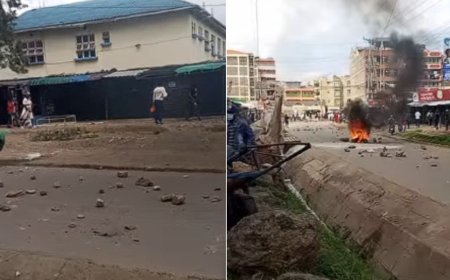 Protests In Nairobi's Umoja 2 Estate Over Claims Of Land Grabbing By Foreigner