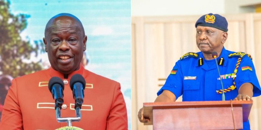 Gachagua Warns IG Kanja of ICC Action Over Mbeere North Violence Threats