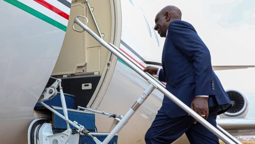 Ruto Flies To Italy, State House Confirms