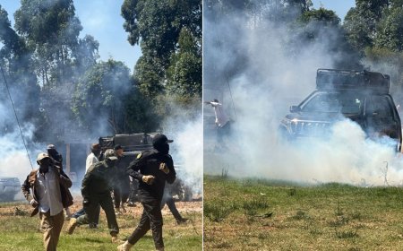 Gachagua Teargassed While Attending Church Service In Othaya