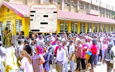 Govt Wants To Give Kenyans Free Birth & Death Certificates