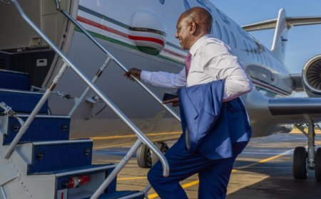President Ruto Flies To Ethiopia