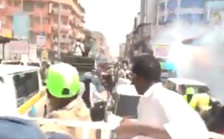 Police Teargas Another Political Rally, This Time Targeting Gachagua, Kalonzo In Nairobi CBD