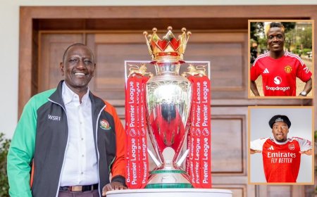 Ruto To Fly Arsenal & Man United Fans To The UK To Watch Live Matches