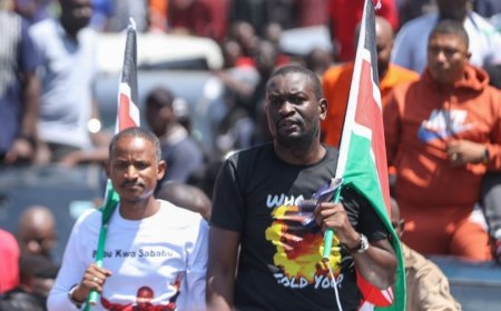Sifuna Claims Being Targeted By State-Sponsored Goons at Kisumu Airport During Linda Mwananchi Tour