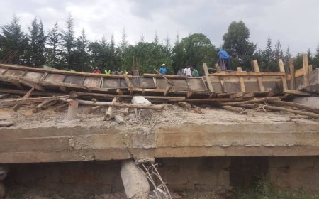 Several Feared Trapped After Building Under Construction Collapses In Kericho