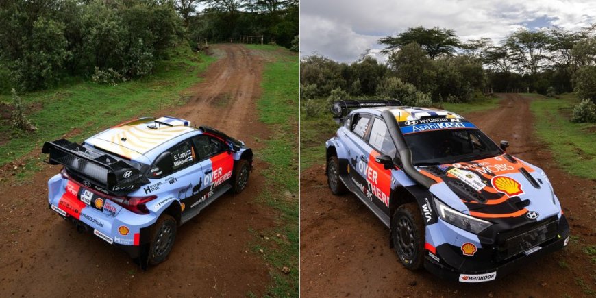 Details Of Hyundai's Special Livery For WRC Safari Rally Featuring Kenya’s Wildlife [PHOTOS]
