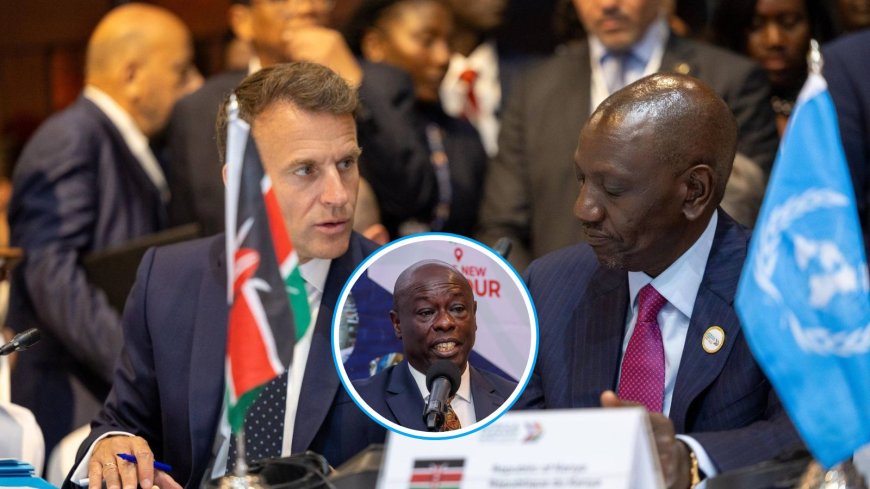 Gachagua Claims Macron Visit To Kenya Linked To Ksh7 Billion Corruption Scandal