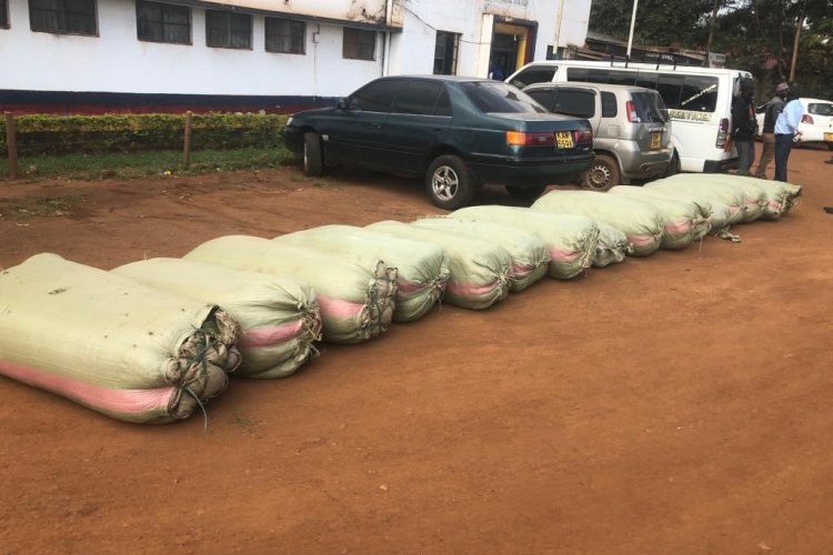 Police seized 26 bags of bhang as well as suspected stolen electronics and a slaughtered goat from a church in Ongata Rongai, Kajiado County. How much was the bhang worth?