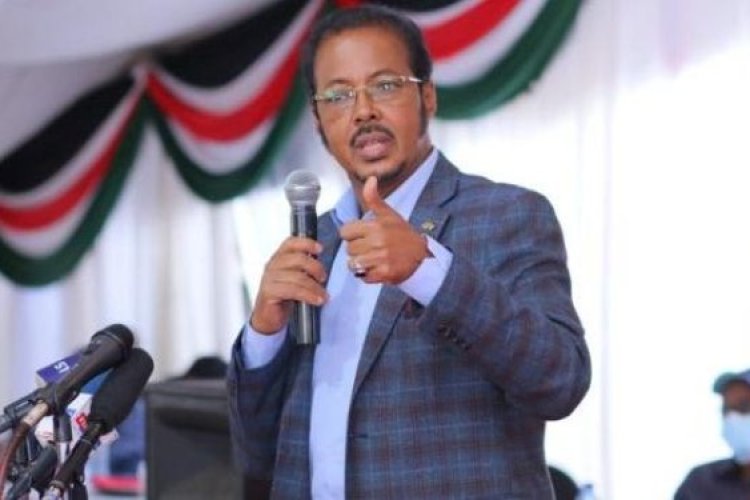 Eldas MP Adan Keynan did not resign from his position in January. True or False?